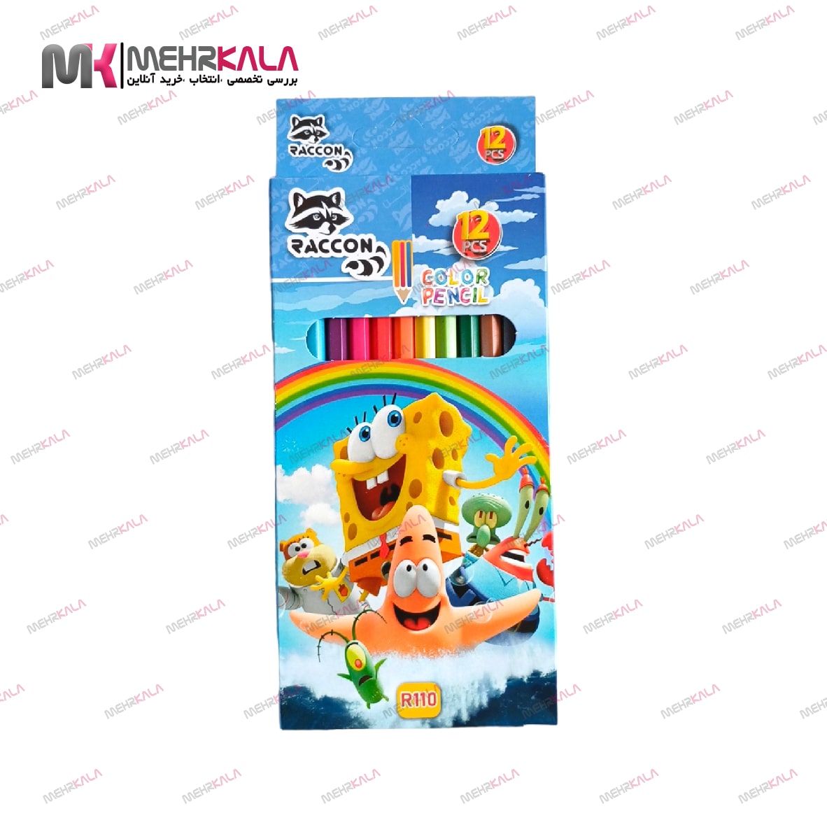 مداد رنگی 12 رنگ برند راکن