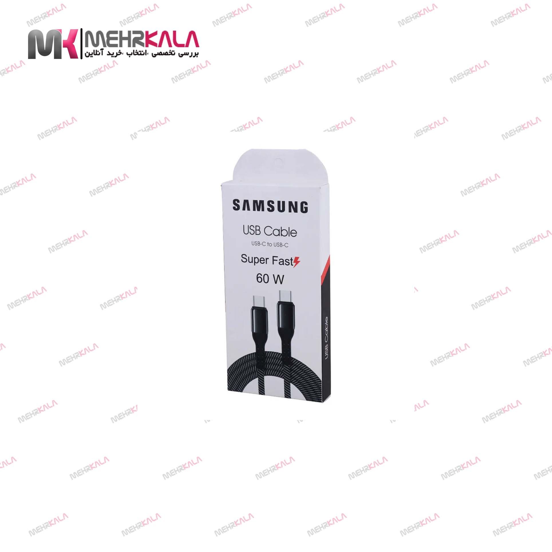 کابل شارژ USB-C به USB-C سامسونگ 60 وات