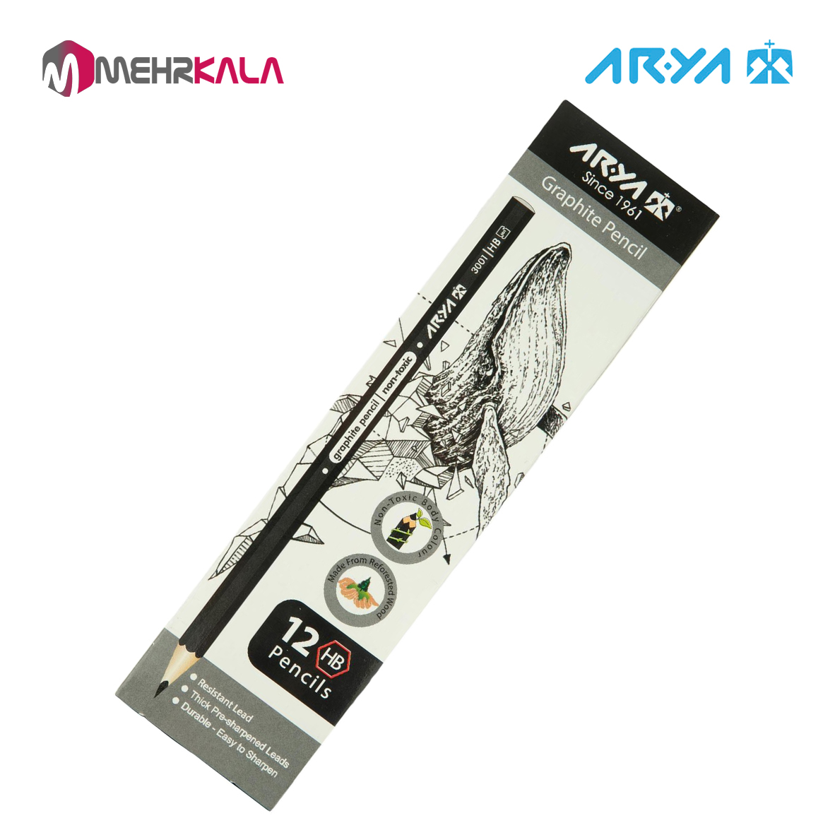 مداد سیاه آریا ( مدل 3001 )